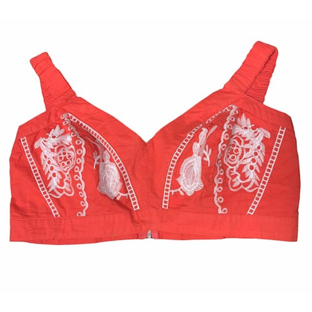 LULUMARI*NWT* Embroidered Bra - L